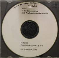 Music of the contemporary Arab-Anglican churches in Israel